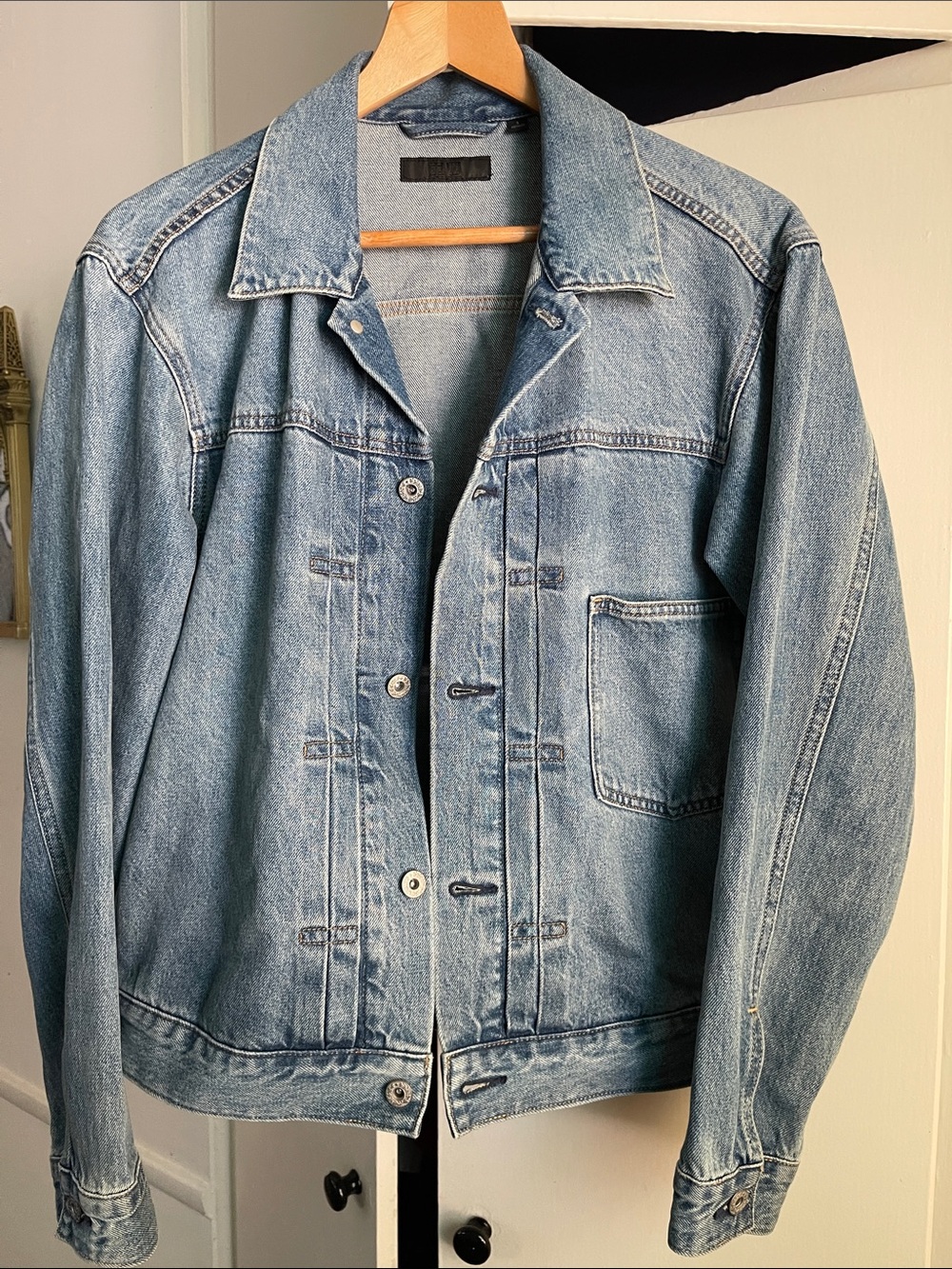 Uniqlo Olive Green Lightweight Shirt Jacket